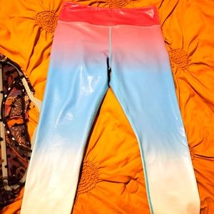 Zyia Firecracker leggings size 12